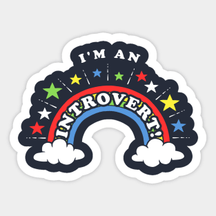 I'm An Introvert! Sticker